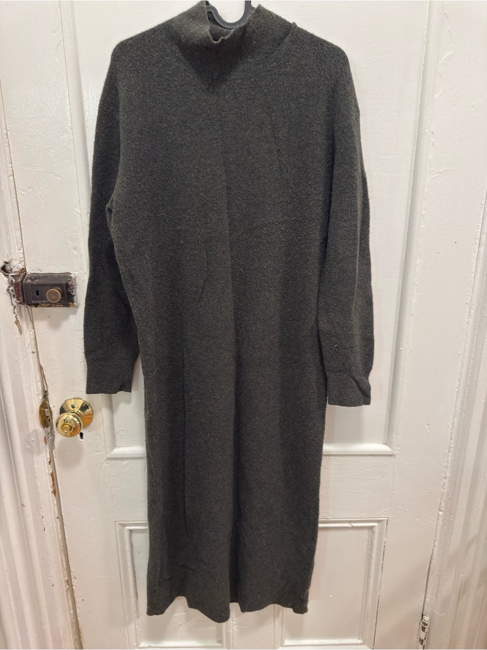 American Vintage Forest Green Maxi Knit Dress